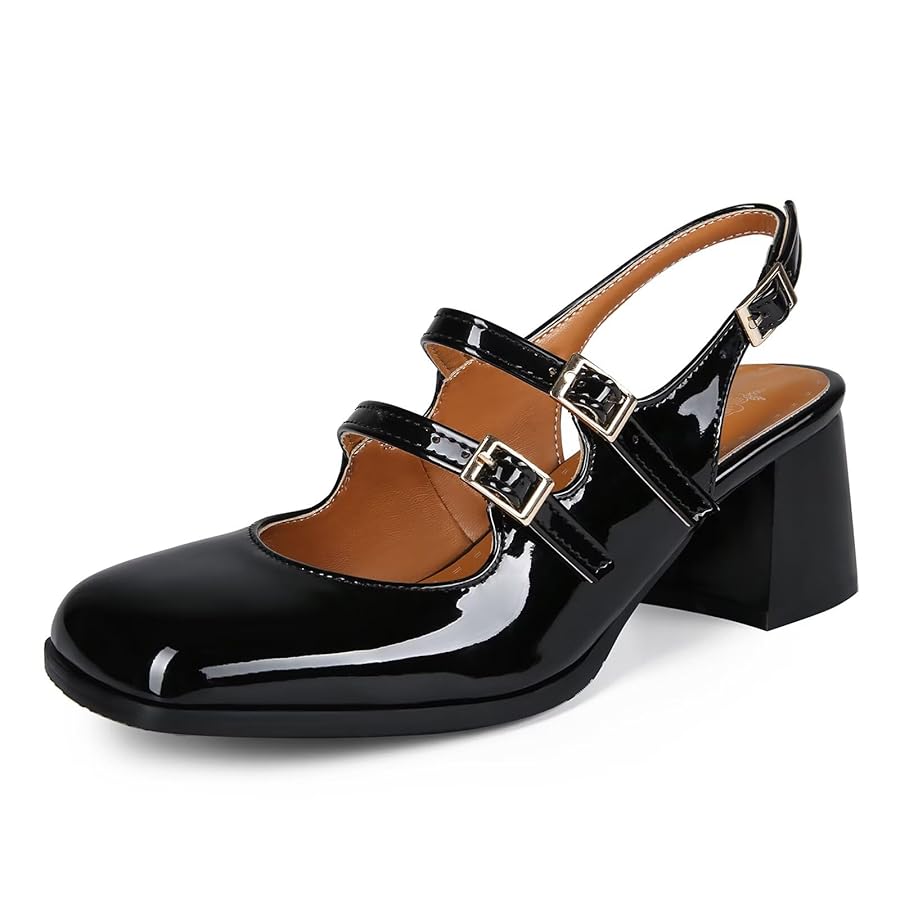 その他 mary Amazon.com | KISSASA Punk Goth Chunky Mary Janes Patent